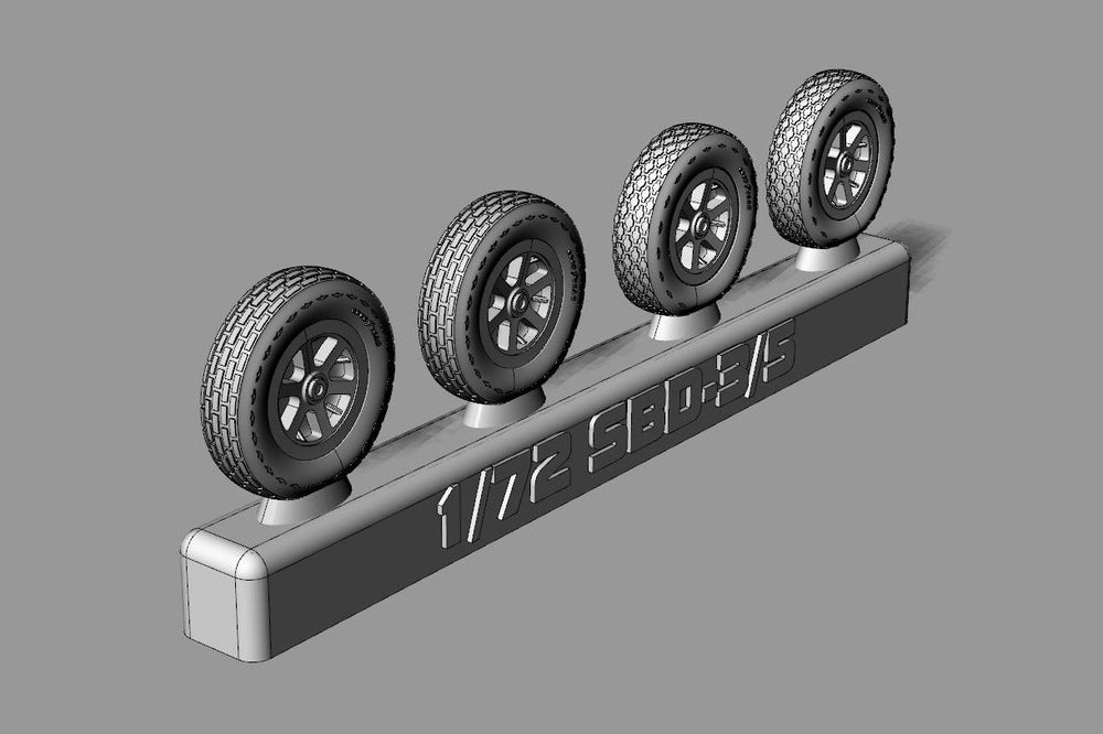 Brengun BRL72239 1:72 Douglas SBD Dauntless Resin Wheels