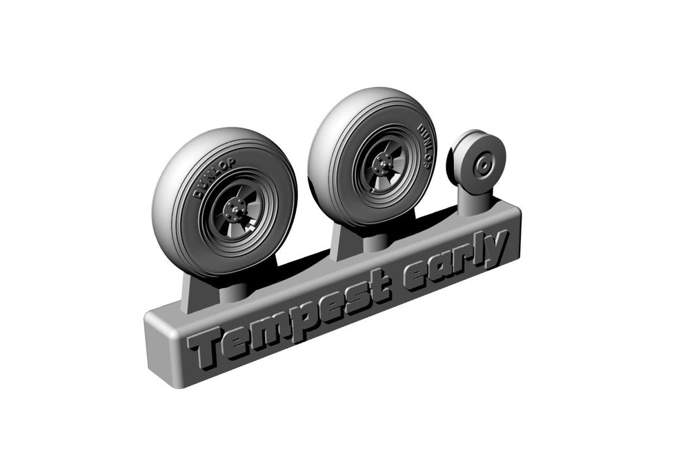 Brengun BRL72260 1:72 Hawker Tempest Mk.V wheels EARLY resin cast wheels