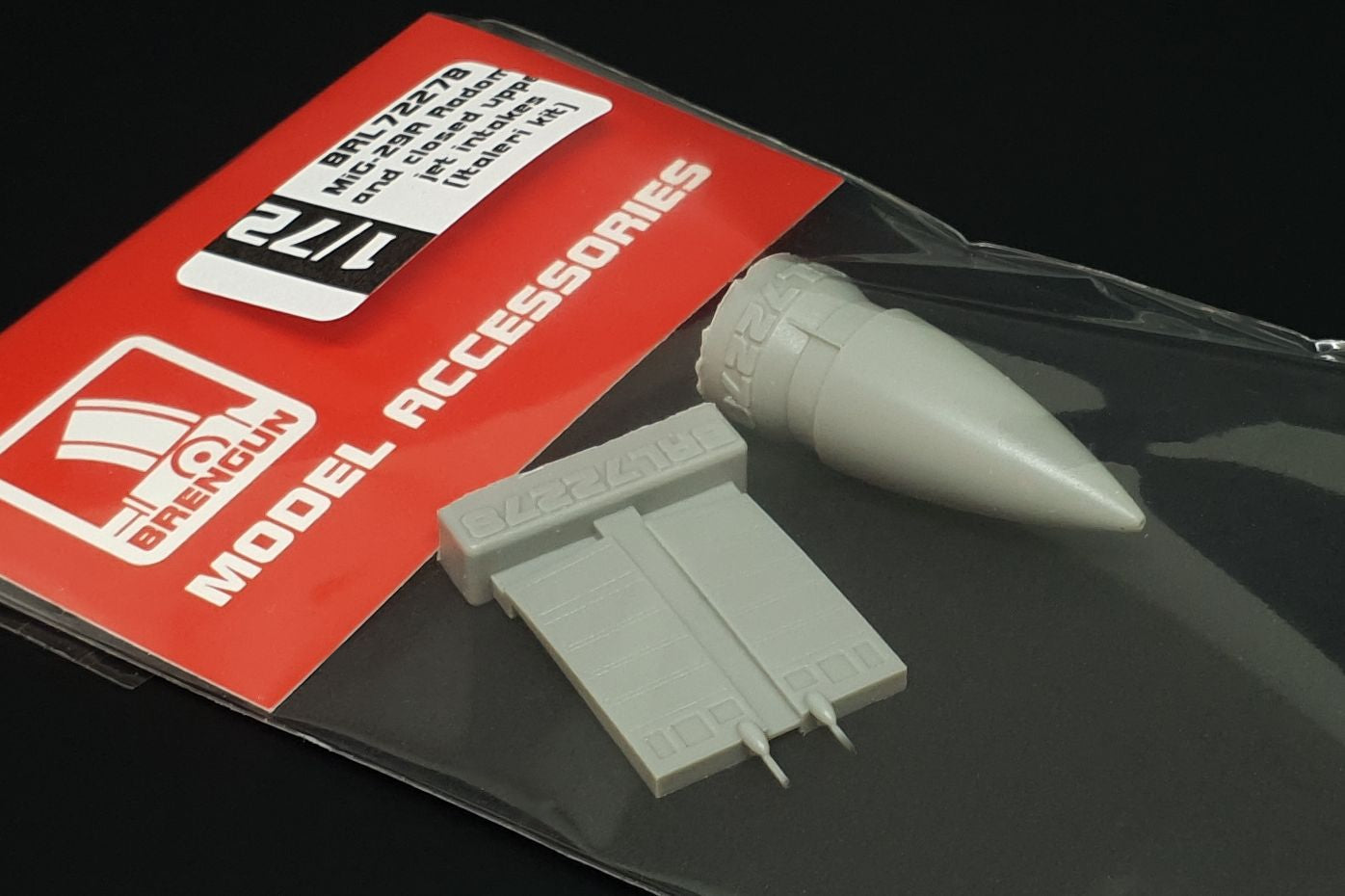 Brengun BRL72278 1:72 Mikoyan MiG-29A Radome and closed upper jet intakes