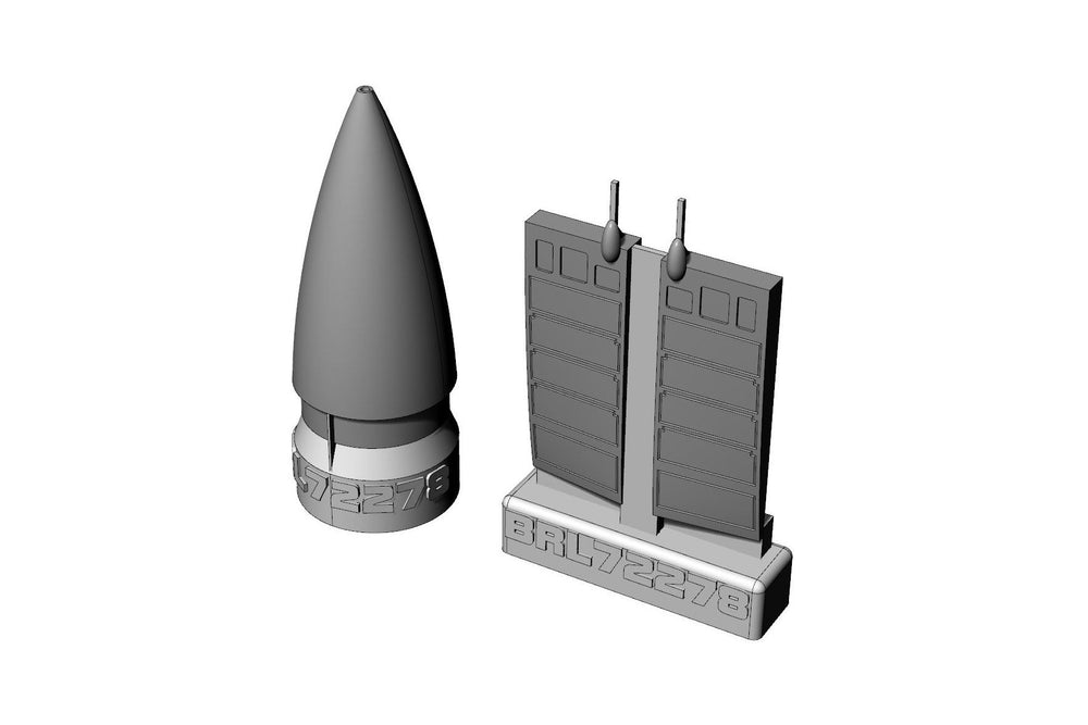 Brengun BRL72278 1:72 Mikoyan MiG-29A Radome and closed upper jet intakes