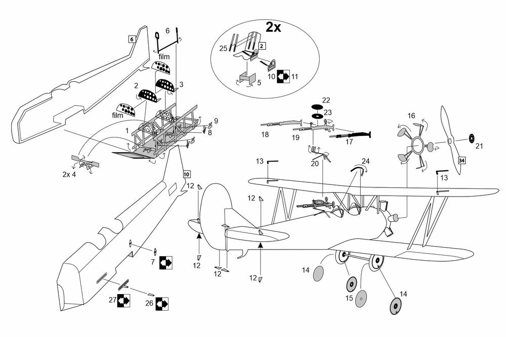Brengun BRL72284 1:72 Polikarpov Po-2