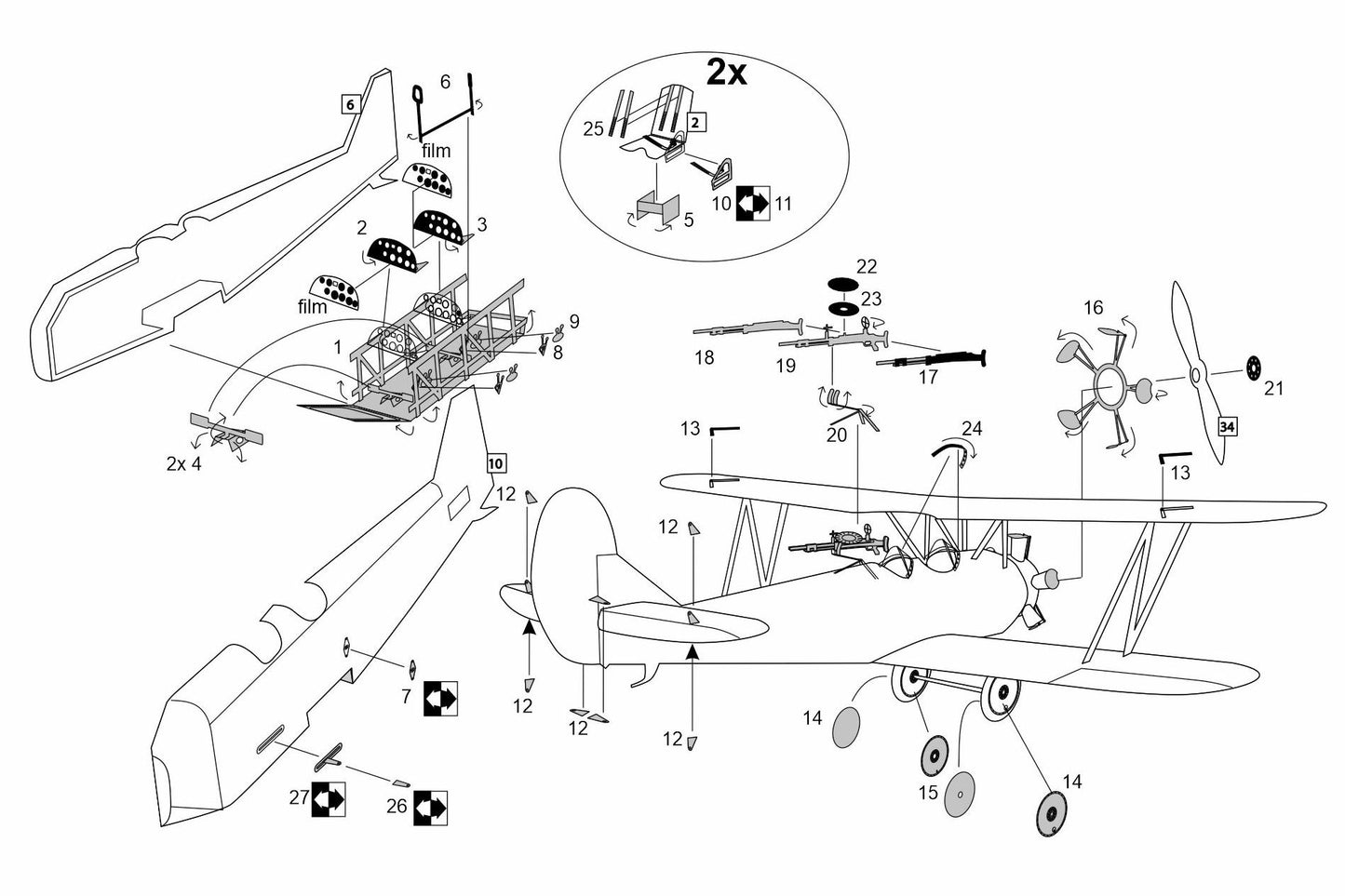 Brengun BRL72284 1:72 Polikarpov Po-2