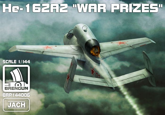 Brengun BRP144006 1:144 Heinkel He-162A-3 captured Soviet aircraft