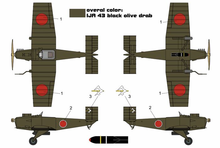 Brengun BRP48011 1:48 Kokusai Ta-Go a prototype kamikaze aircraft