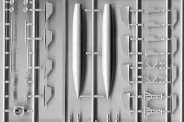 Brengun BRP72008 1:72 Hermes A1 rocket---Plastic kit with PE parts
