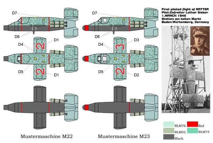 Brengun BRP72015 1:72 BACHEM NATTER M22/23 First manned & full powered prototype