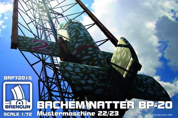 Brengun BRP72015 1:72 BACHEM NATTER M22/23 First manned & full powered prototype