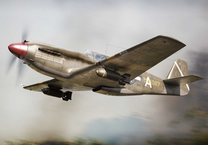 Brengun BRP72025 1:72 North-American A-36 Apache Mustang USA markings
