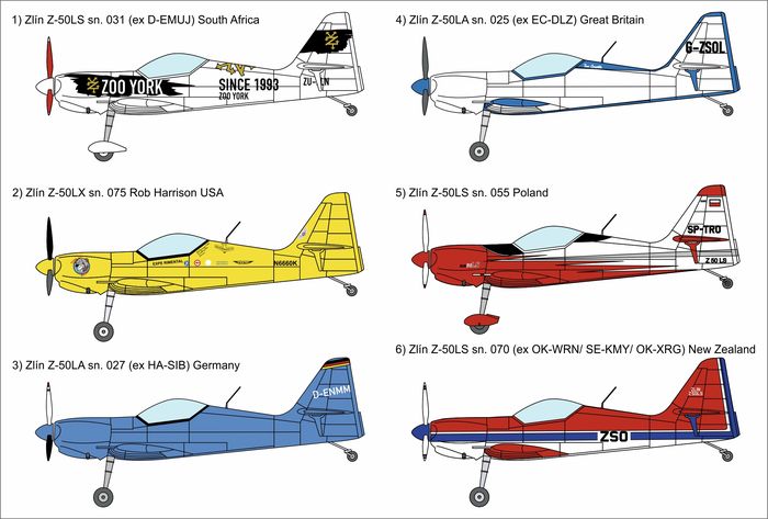 Brengun BRP72030 1:72 Zlin Z-50 "World wide users"