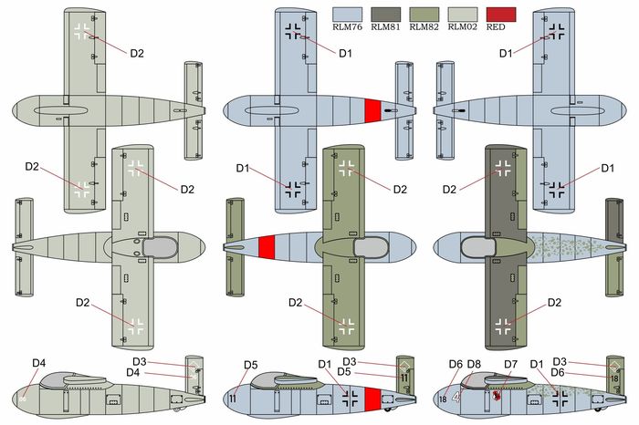 Brengun BRP72036 1:72 Messerschmitt Me P.1103 rocket fighter