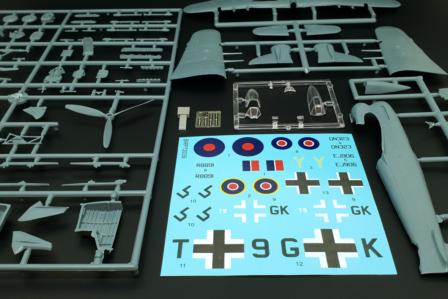 Brengun BRP72039 1:72 Hawker Typhoon Mk.Ib Car Doors-Desert and Luftwaffe trials