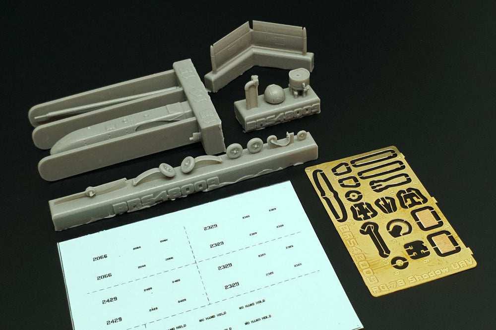 Brengun BRS48009 1:48 RQ-7B Shadow UAV resin kit unmanned air vehicle