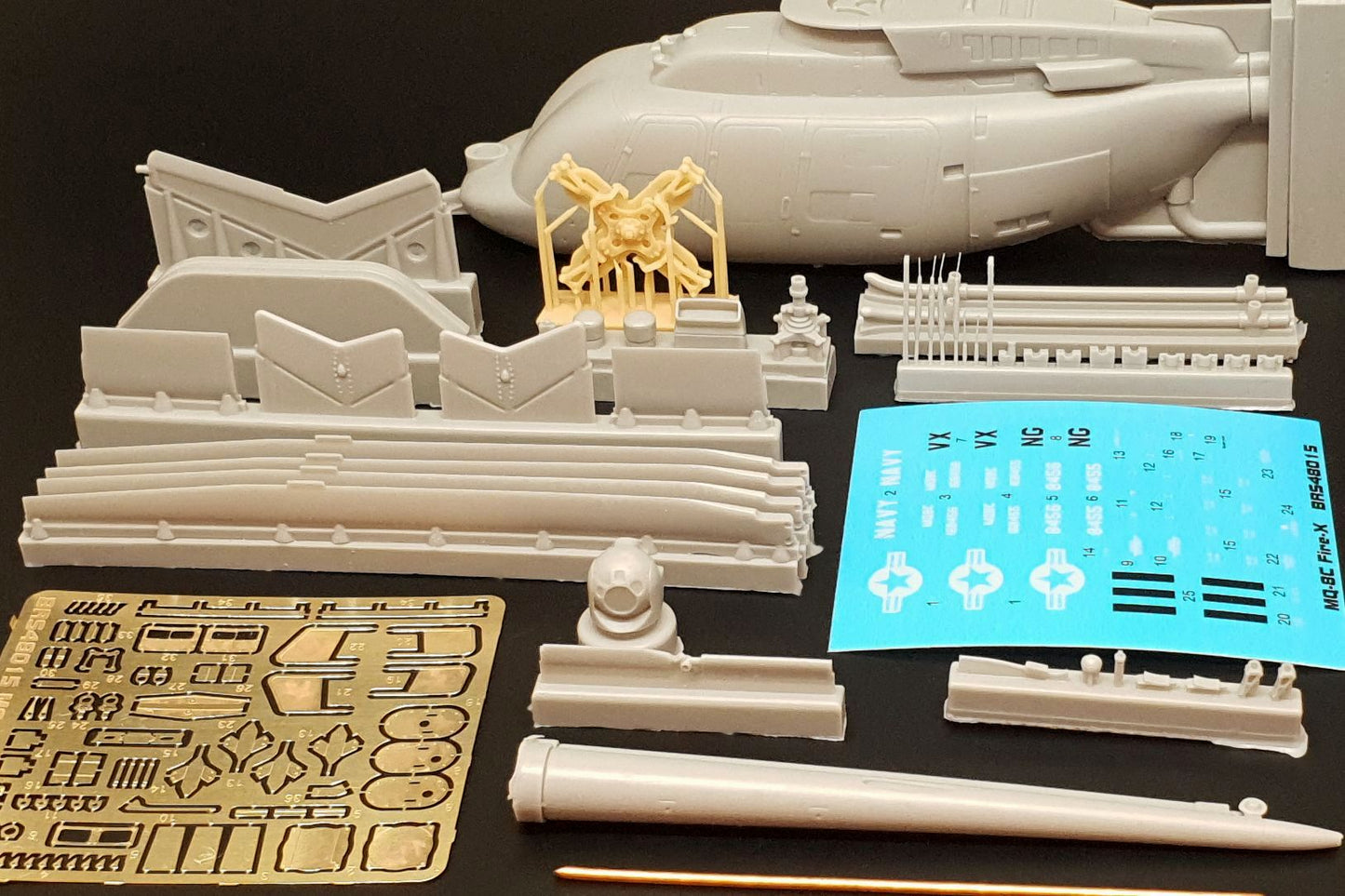 Brengun BRS48015 1:48 MQ-8C Fire-X Resin construction kit of U.S