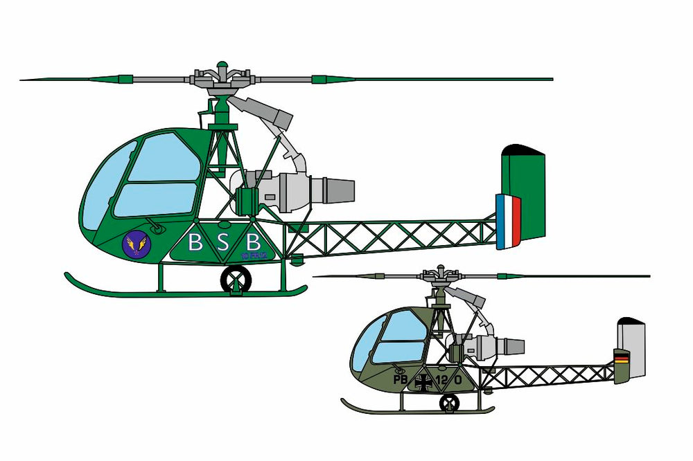Brengun BRS72017 1:72 SO-1221 Djinn Experimental Helicopter