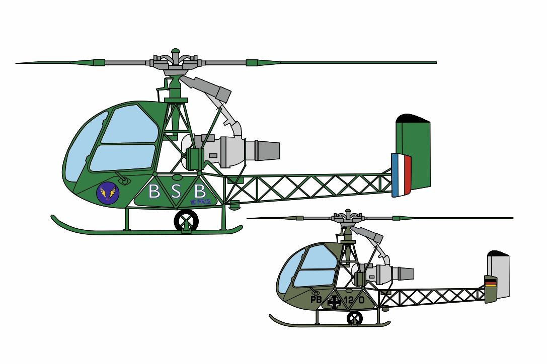 Brengun BRS72017 1:72 SO-1221 Djinn Experimental Helicopter