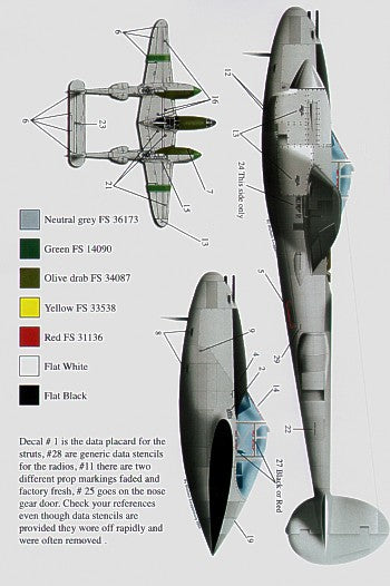 Bombshell BS32005 1:32 Lockheed P-38J Lightning Wicked Women Pt 1