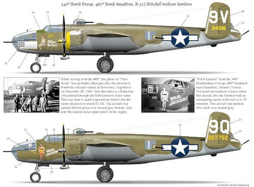 Bombshell BS48003 1:48 North-American B-25J Mitchell