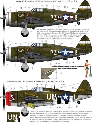 Bombshell BS48011 1:48 Republic P-47D Thunderbolt 'Razorback'