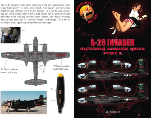 Bombshell BS48014 1:48 Douglas A-26B Invader
