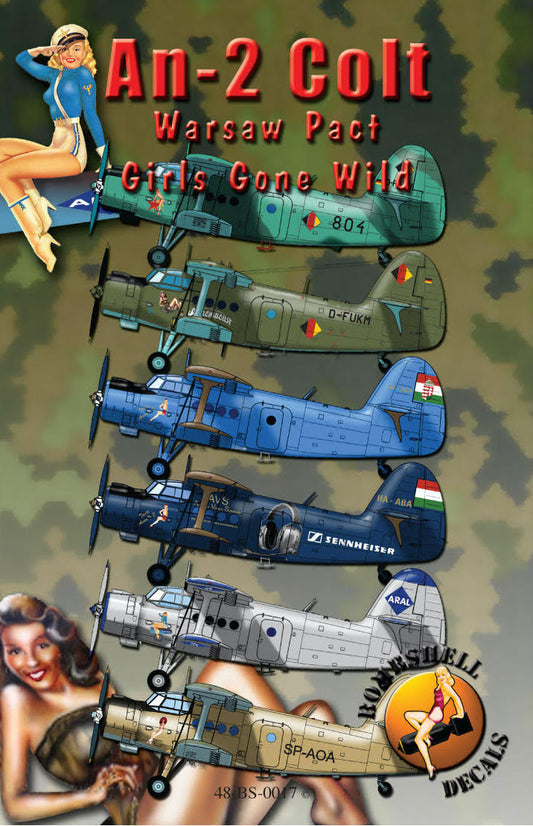 Bombshell BS48017 1:48 Antonov An-2 'Colt' Warsaw Pact Girls Gone Wild