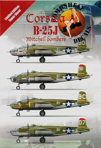 Bombshell BS72004 1:72 North-American B-25J Mitchell