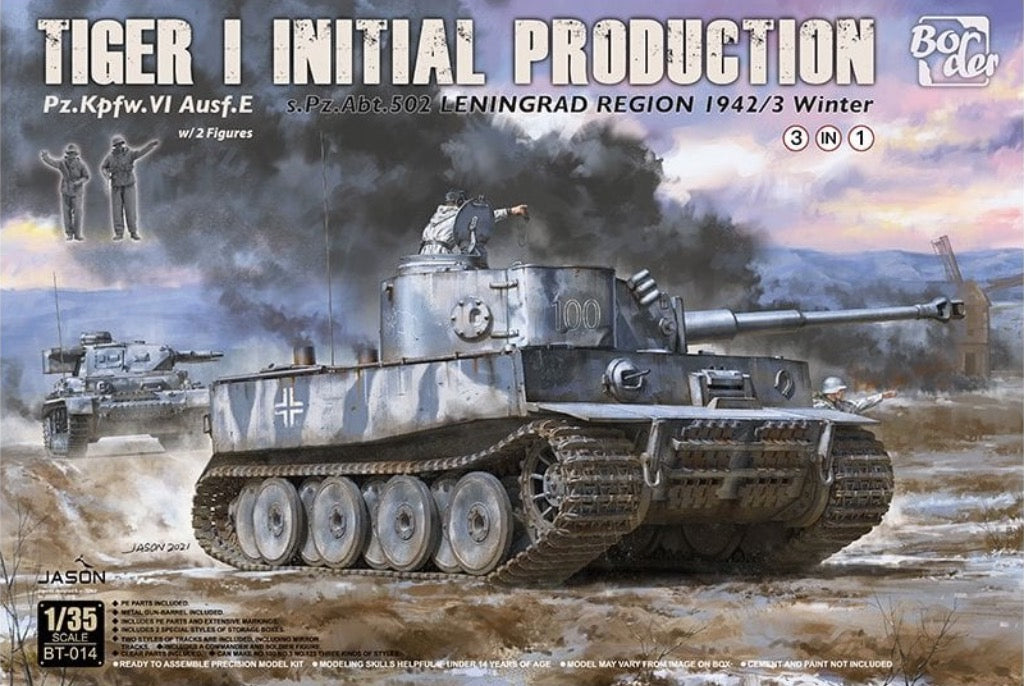 Border Model BT-014 1:35 Pz.Kpfw.VI Ausf.E Tiger I Initial Production,
