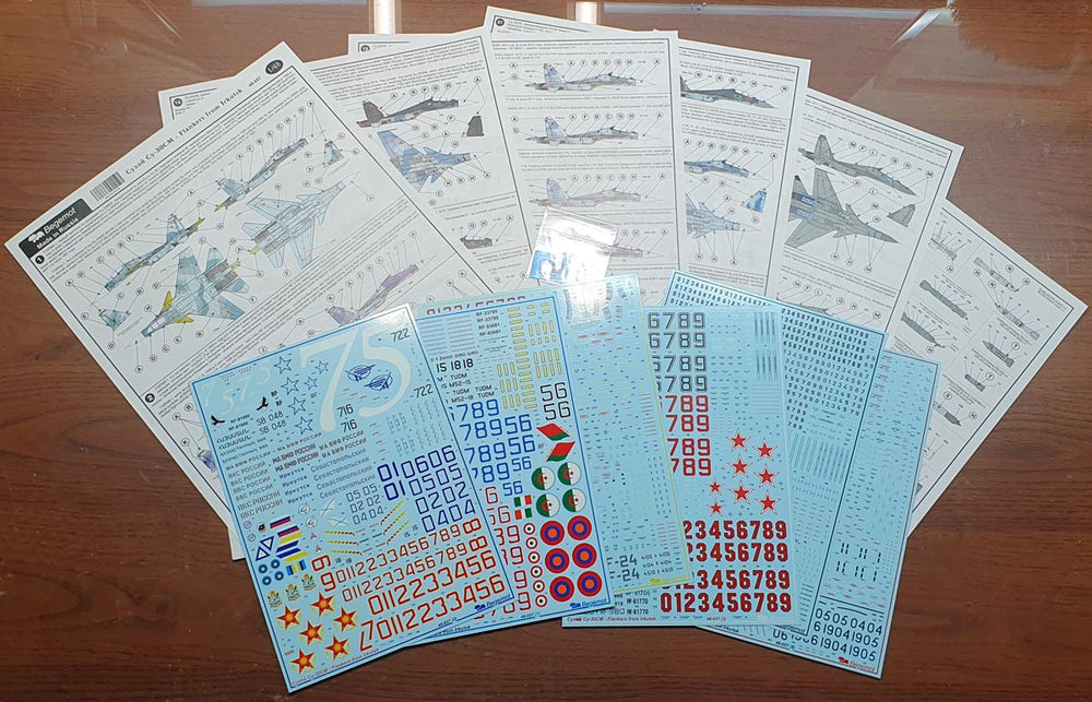 Begemot BT48057 1:48 Sukhoi Su-30SM Flankers from Irkutsk