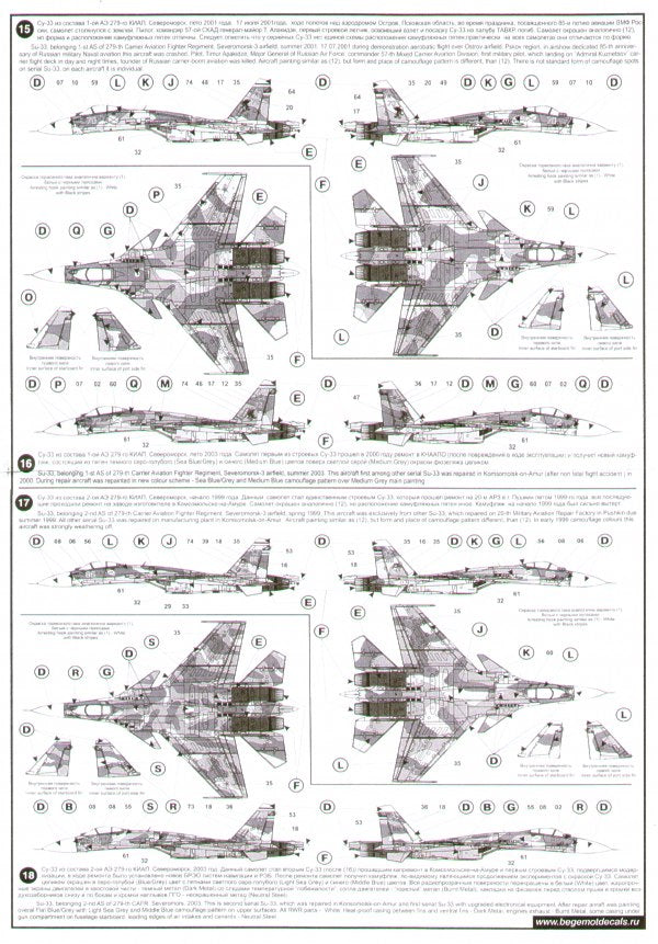 Begemot BT48007 1:48 Sukhoi Su-33 Sea Flanker