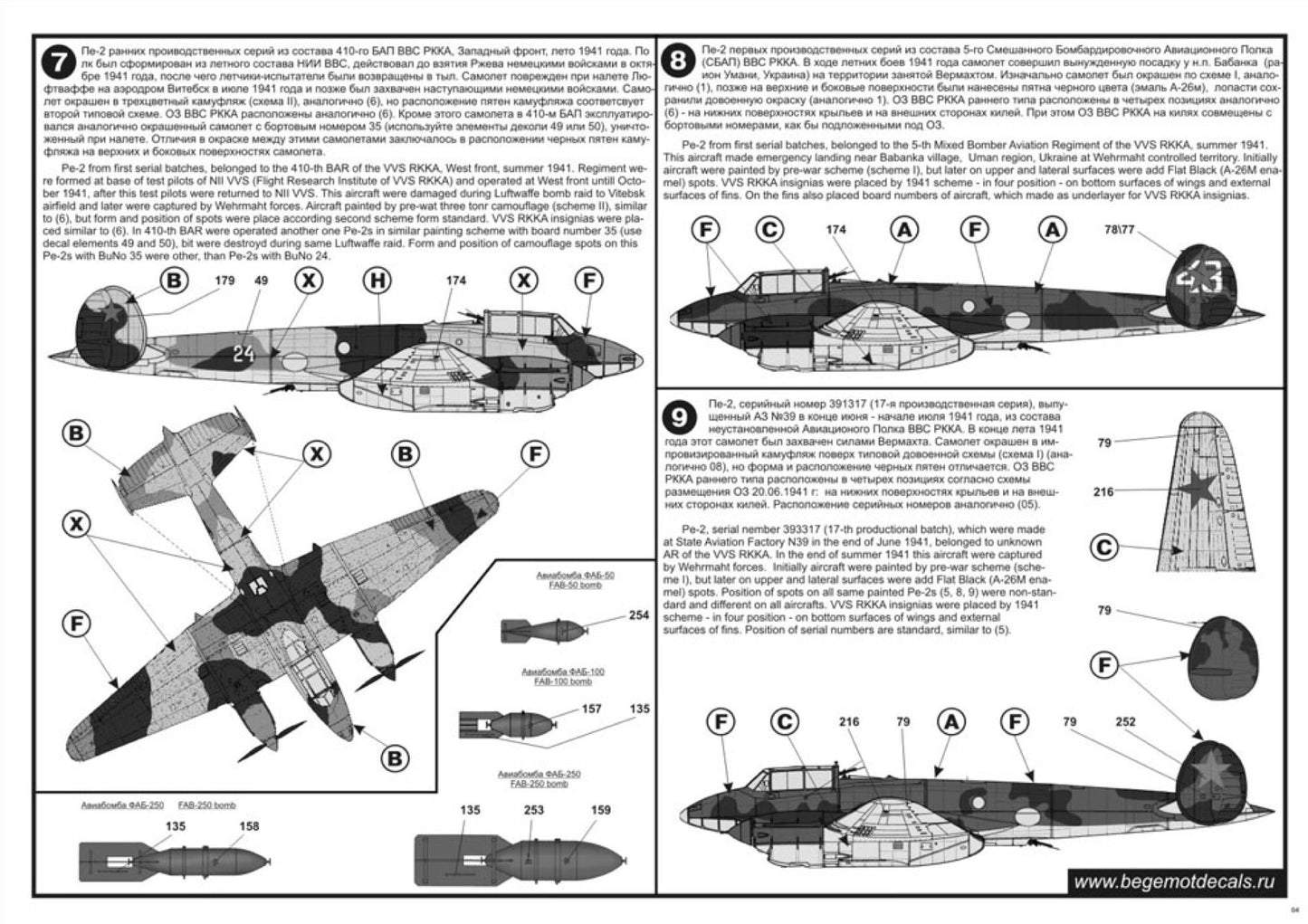 Begemot BT72066 1:72 Petlyakov Pe-2..