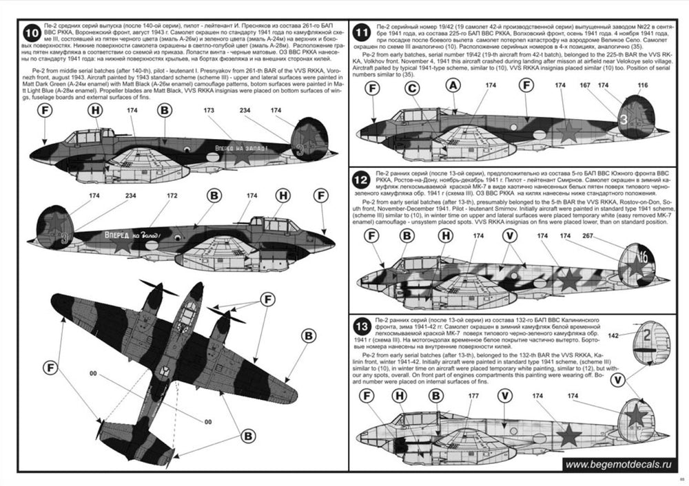 Begemot BT72066 1:72 Petlyakov Pe-2..