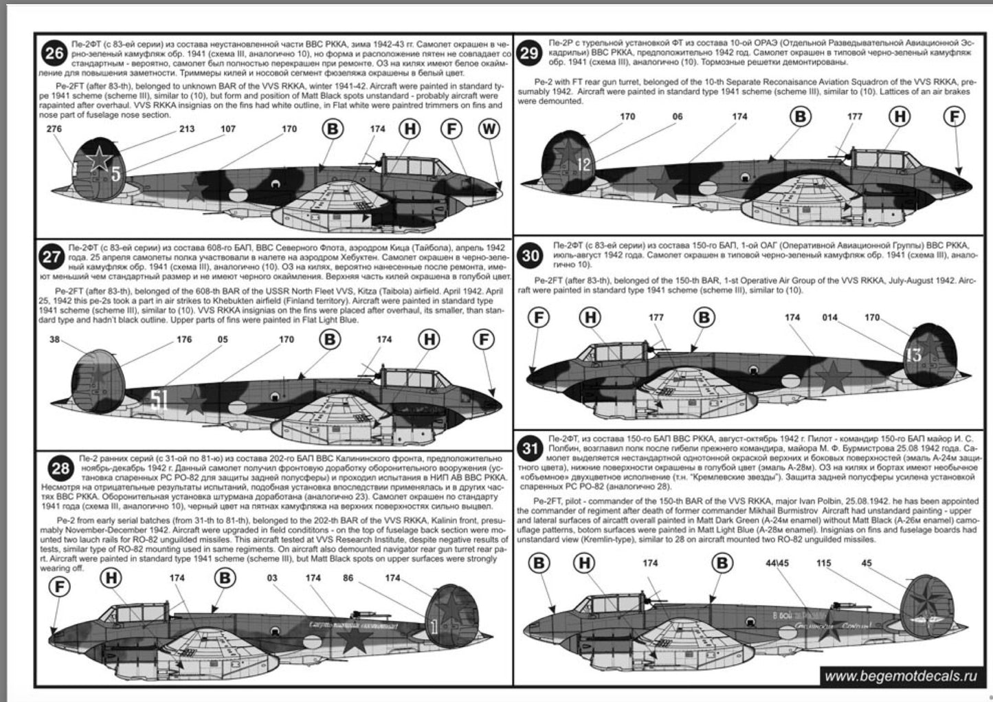 Begemot BT72066 1:72 Petlyakov Pe-2..