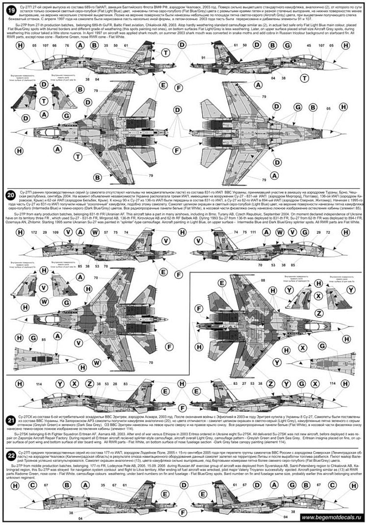 Begemot BT72025 1:72 Sukhoi Su-27 Flanker Part 1.