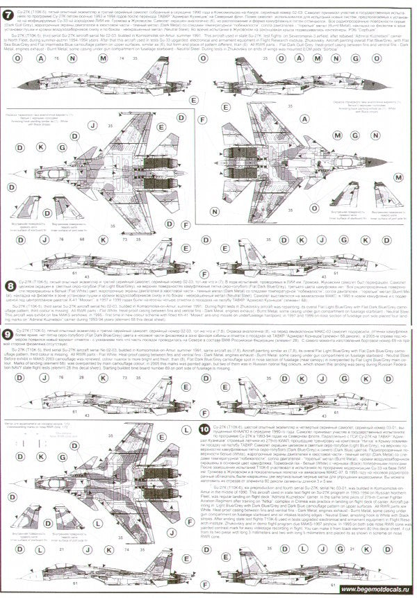 Begemot BT72028 1:72 Sukhoi Su-33 Sea Flanker