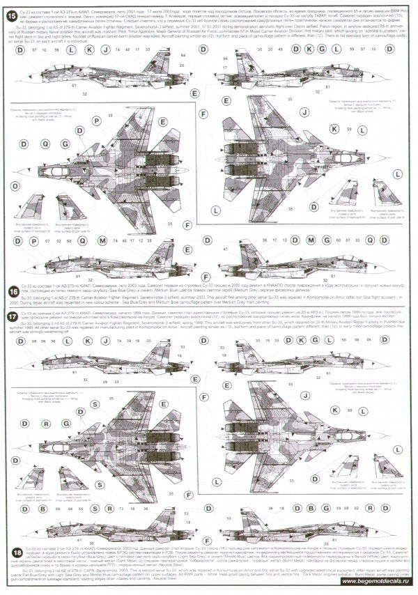 Begemot BT72028 1:72 Sukhoi Su-33 Sea Flanker