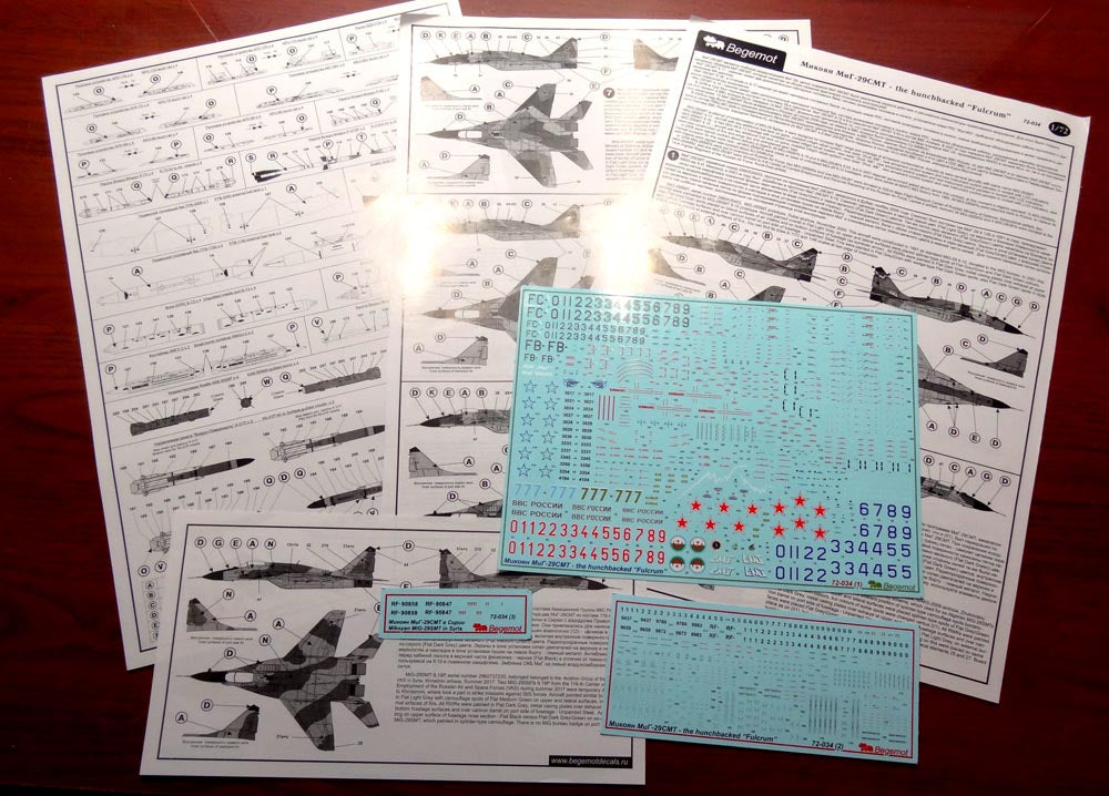 Begemot BT72034 1:72 Mikoyan MiG-29SMT