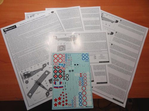 Begemot BT72058 1:72 Nieuport Ni.21 Russian Civil War Decals