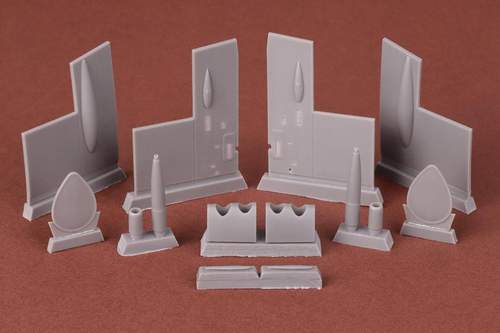 Attittude Aviation BUC-24005 1:24 Supermarine Spitfire E-wing configuration