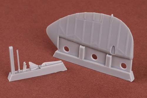 Attittude Aviation BUC-24010 1:24 Spitfire /Seafire broad chord rudder