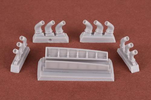 Attitude BUC-24016 1:24 Spitfire/Seafire Exhaust Stacks