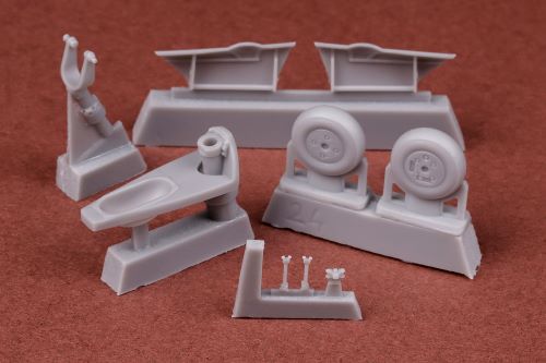Attittude Aviation BUC-24031 1:24 Supermarine Spitfire Retractable Tailwheel