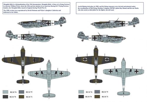 Attittude Aviation BUC-48004 1:48 Hispano HA-1112 M1L Memphis Belle decal sheet