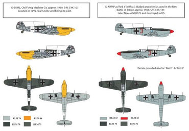 Attittude Aviation BUC-72001 1:72 Hispano HA-1112 M1L 'Movie Star' decal sheet