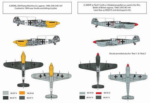 Attitude BUC-32003 1:32 HA-1112M1L Buchon Movie Star Decals