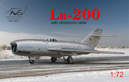 Avis BX72014 1:72 Lavochkin La-200 with "Korshun" radar.