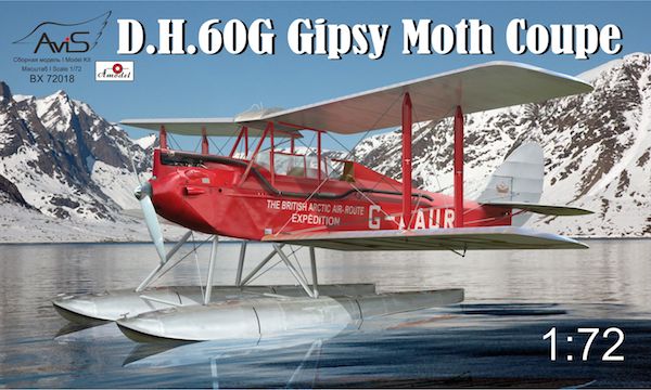 Avis BX72018 1:72 DH.60G Gipsy Moth Arctic Expedition