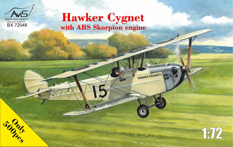 Avis BX72048 1:72 Hawker Cygnet with ABS Skorpion engine