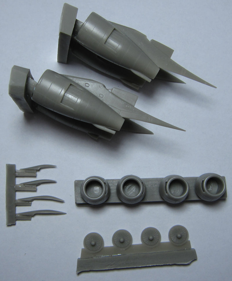 Bra.Z Models BZ4093 1:144 Douglas DC-8 PW JT3D-3 Engines