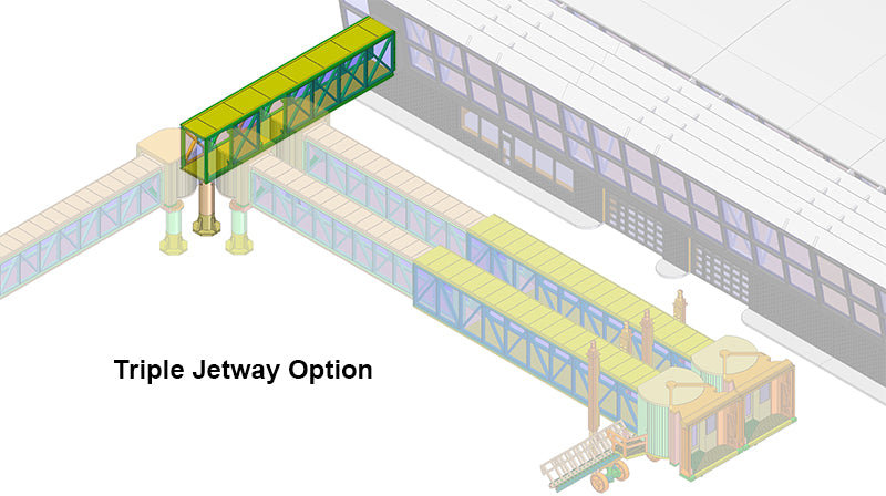 Bra.Z BZ4121 1:144 Airport Terminal to Jetway Bridge
