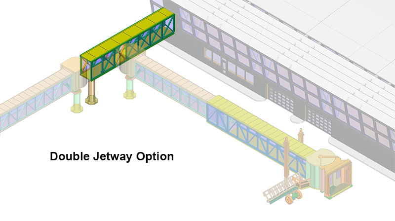Bra.Z BZ4121 1:144 Airport Terminal to Jetway Bridge
