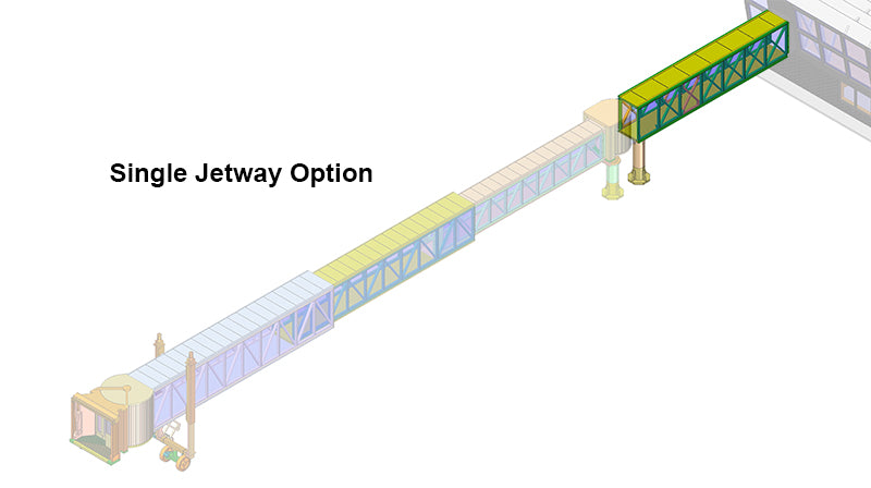 Bra.Z BZ4121 1:144 Airport Terminal to Jetway Bridge